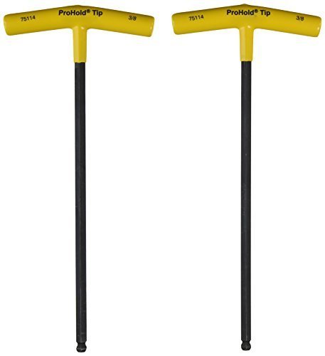 Bondhus 75114 3/8 ProHold Tip Ball End Graduated Length T-Handle with ProGuard Finish, 11.8, 2-Piece by Bondhus