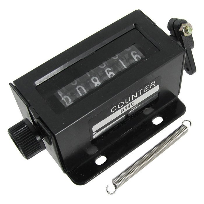 Sonline D94-S 0-999999 6 Digit Resettable Mechanical Pulling Counter N2