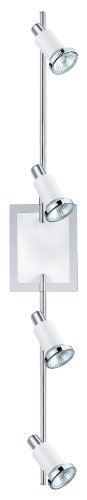 Eglo 200099A Eridan Track Light, Chrome/White by Eglo