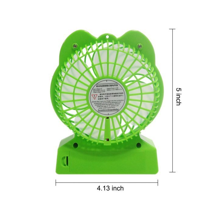 ACMESHINE Custom New Design Mini Colorful Led USB Portable Rechargeable Fan with Led Light Use USB Fan Exclude...