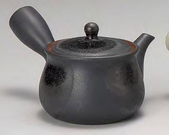 Yamakiikai Tokoname Black Kyusu(Japanese teapot) with a strainer 290cc GL1890 from Japan