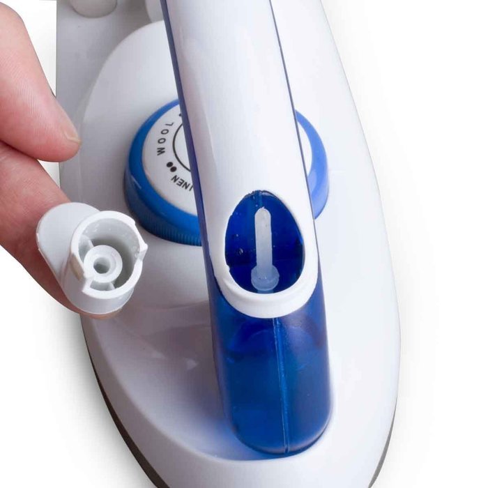 VANRA Mini Travel Iron Foldable Portable Travel Steamer Dry Iron 700w with U-shape, Built-in Fuse and Thermostat... N7