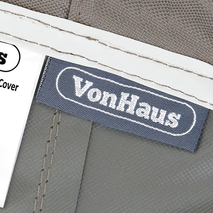 VonHaus Air Conditioning Cover, Square - &lsquo;The Storm Collection&rsquo; Premium Heavy Duty Waterproof Outdoor Protection... N3