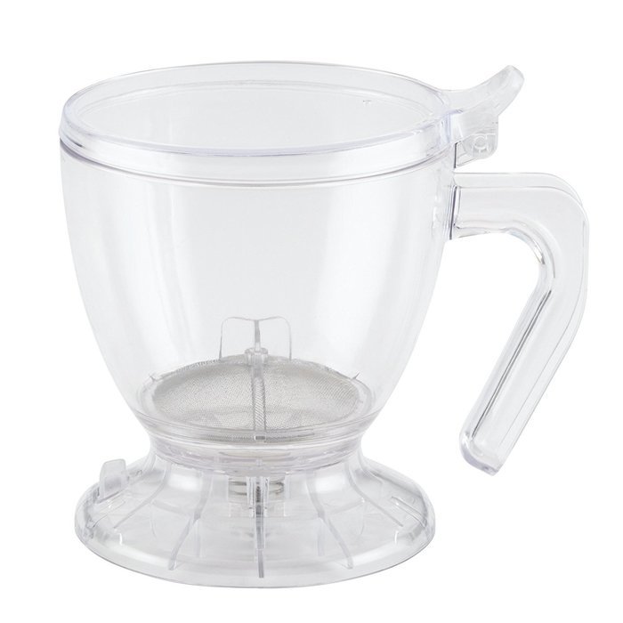BonJour 46576 Plastic Coffee and Tea Smart Brewer, 19.5 oz, Clear N2