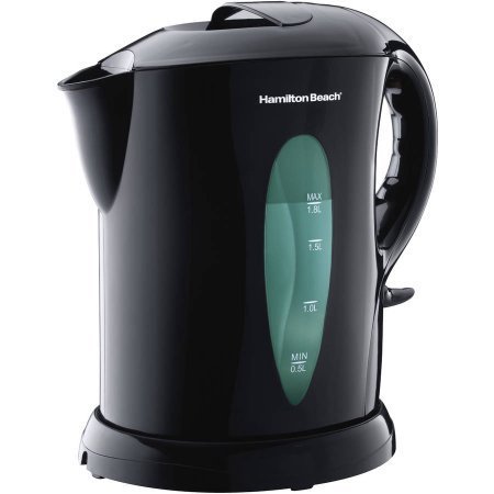 Hamilton Beach 1.8-Liter Electric Kettle /Color: Black /Size: 1 kettle N2