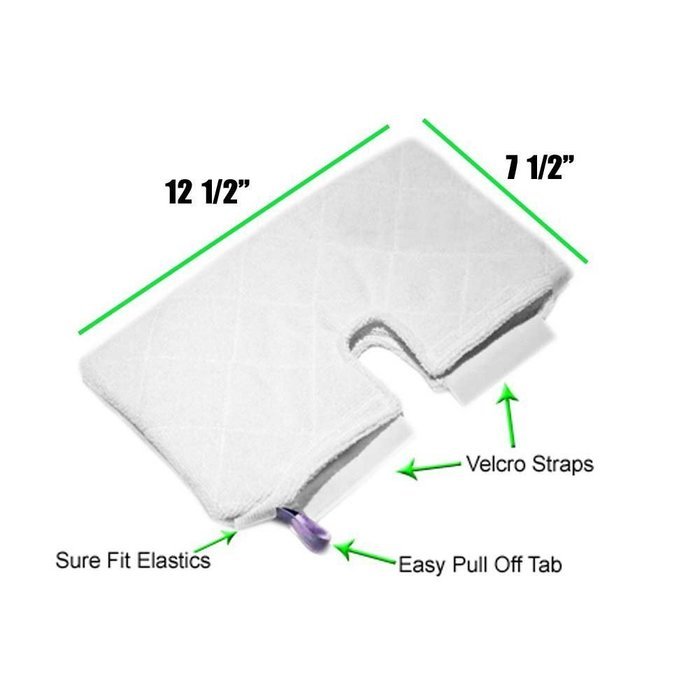 Fushing 10Pcs Microfiber Replacement Cleaning Pads for Shark Steam Pocket Mops S3501 S3601 S3901