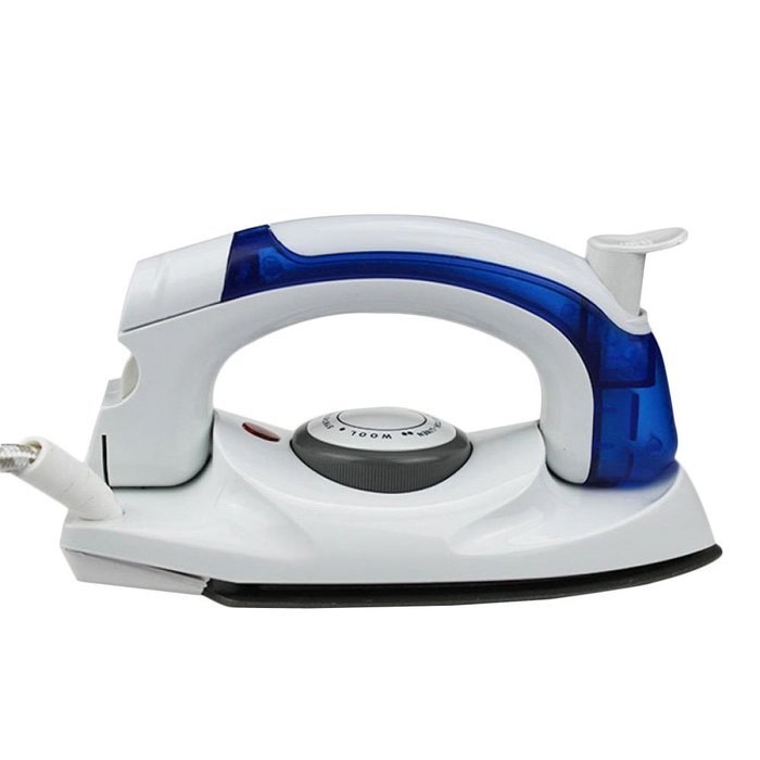 Steam Iron with 3 Gears Teflon Baseplate Handheld Flatiron ,Blue