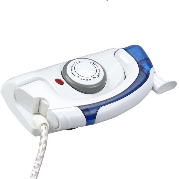 Steam Iron with 3 Gears Teflon Baseplate Handheld Flatiron ,Blue N2