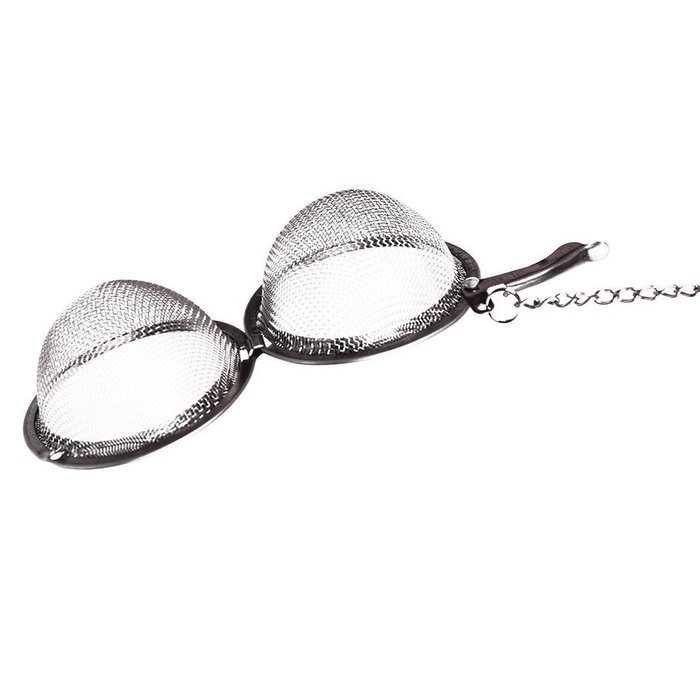 C-Pioneer Stainless Steel Mesh Tea Balls -Quality Stainless Steel - Durable and Rust Resistant(Pack of 2)