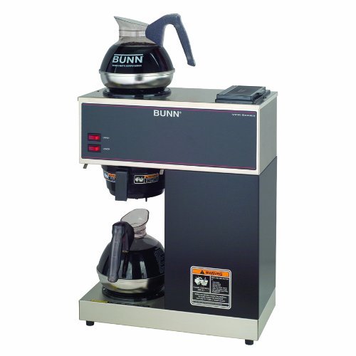 BUNN VPR-2EP 12-Cup Pourover Commercial Coffee Brewer Plus 2 Easy Pour Commercial Decanters