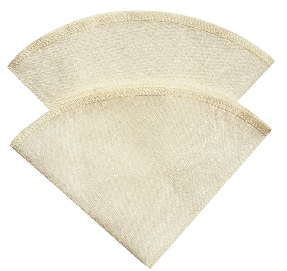 Reusable Coffee Filters for Chemex ,No Harmful Chemical ,All Natural ,2 Pack of P&F Circle Shaped Filters