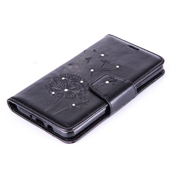 Galaxy J7 2016 Case,Galaxy J7 2016 Cover,ikasus Glitter Diamond Embossing Flowers Lily Butterfly PU Leather Flip... N13