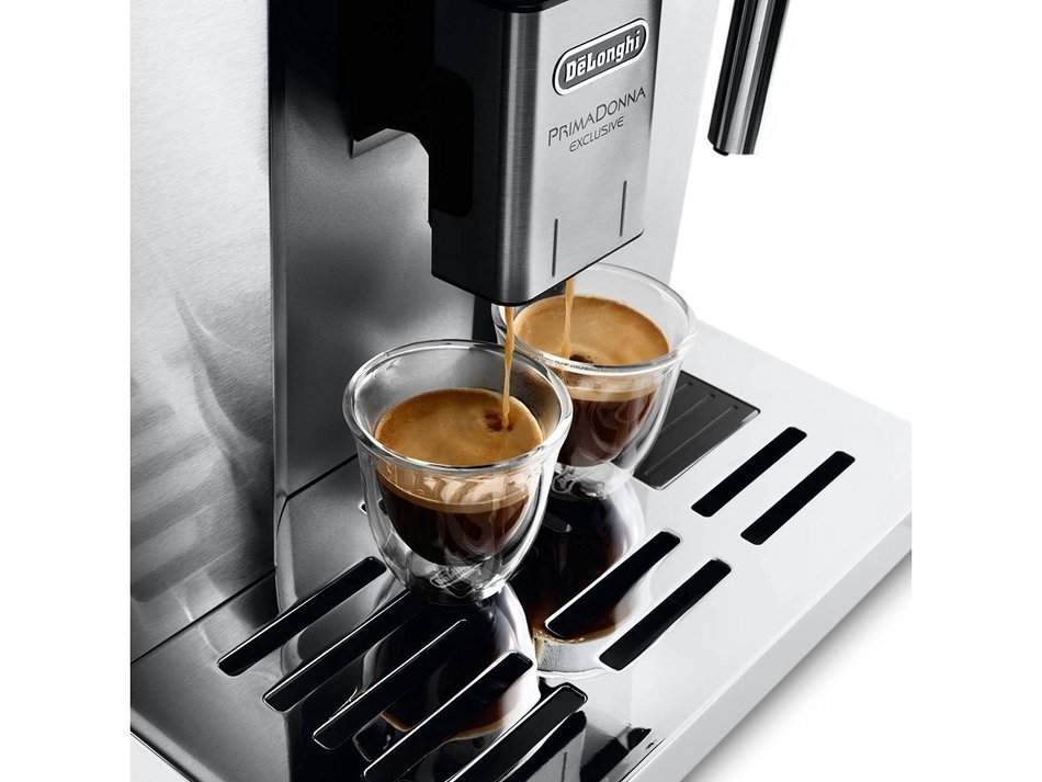 DeLonghi ESAM6900 PrimaDonna Exclusive Fully Automatic Espresso Coffee Machine with Auto Cappuccino Caffelatte...