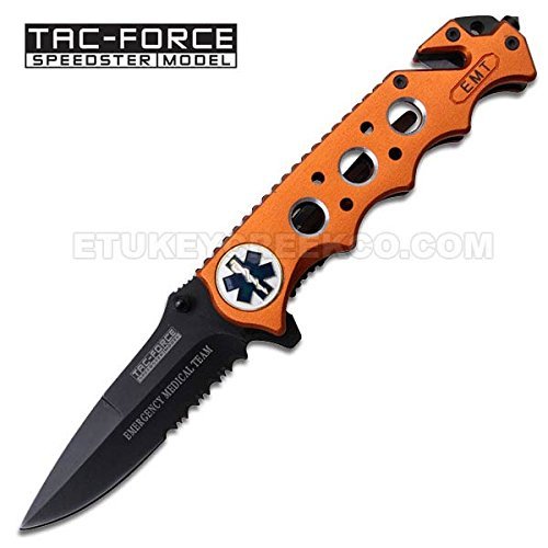 YC-611EMO EMT Ambulance Rescue Folder 5Vjxe Spring Assist Knife 4.5" Closed ajsks ajskdkw dkkdwoqkd vmdka dauioa...