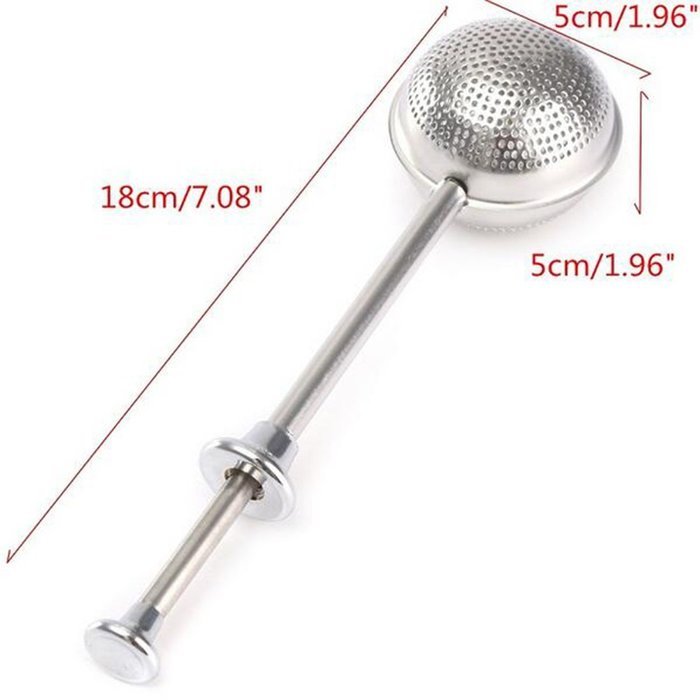 Mesh Loose Tea Ball Infuser Stainless Steel Spice Herbal Tea Leaf Strainer Home Convenient Necessary Filter N3