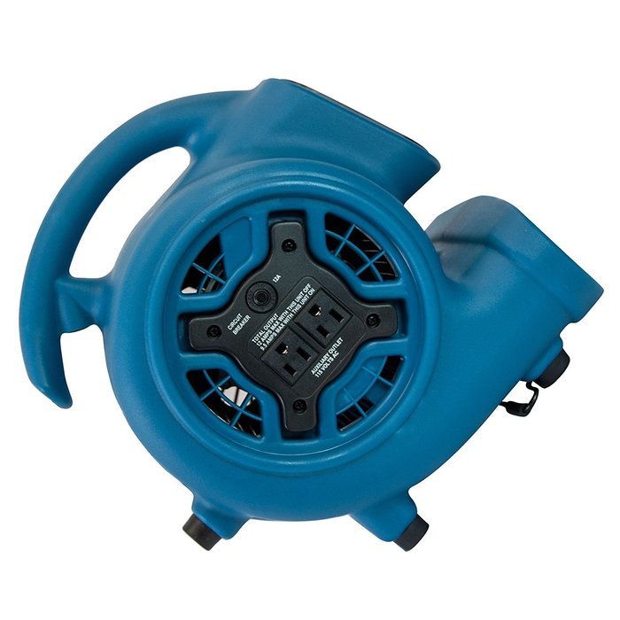 XPOWER Freshen Aire P-260AT 1/5 HP Mini Scented Air Mover Fan Dryer with Power Outlets & Timer N6
