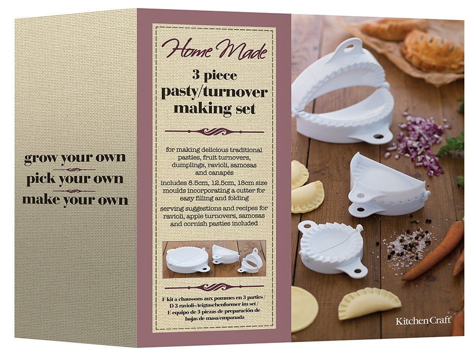Home Made Glass Set Of 3 Pasty Moulds Assorted Sizes