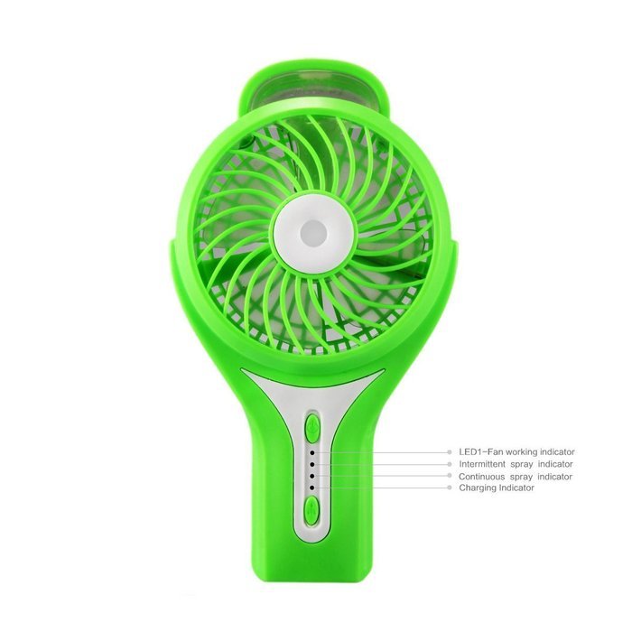 Handheld Fan Spray,SOONHUA 3 Modes Speed Rechargeable Mini Fan & 2 Modes Cool Misting Humidifier for Home Office... N32
