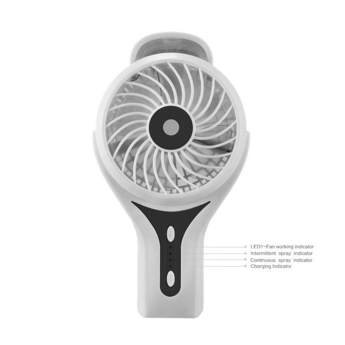 Handheld Fan Spray,SOONHUA 3 Modes Speed Rechargeable Mini Fan & 2 Modes Cool Misting Humidifier for Home Office... N33