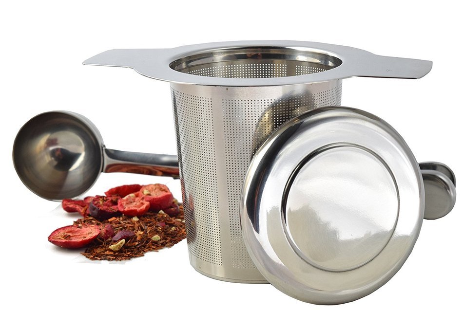 Tea Infuser - Luxury 304 Stainless Steel Strainer With Extra Fine Mesh - Perfect For Cup Brewing Your Loose Leaf...