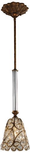 Trump Home Elk 11001/1 Senecal 1-Light Pendant In Spanish Bronze by Trump Home