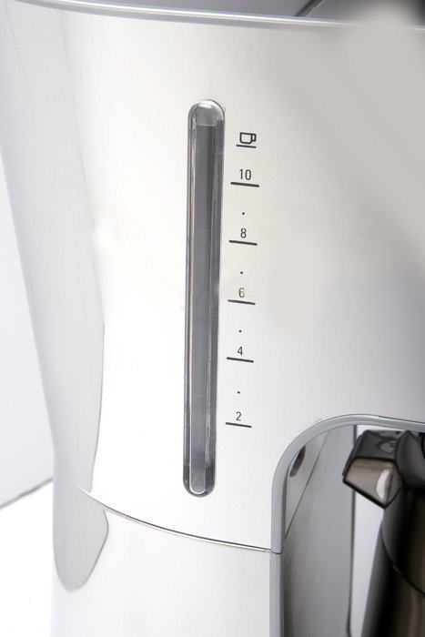 KRUPS KT600 Silver Art Collection Thermal Carafe Coffee Maker with Chrome Stainless Steel Housing, 10-Cup, Silver N2