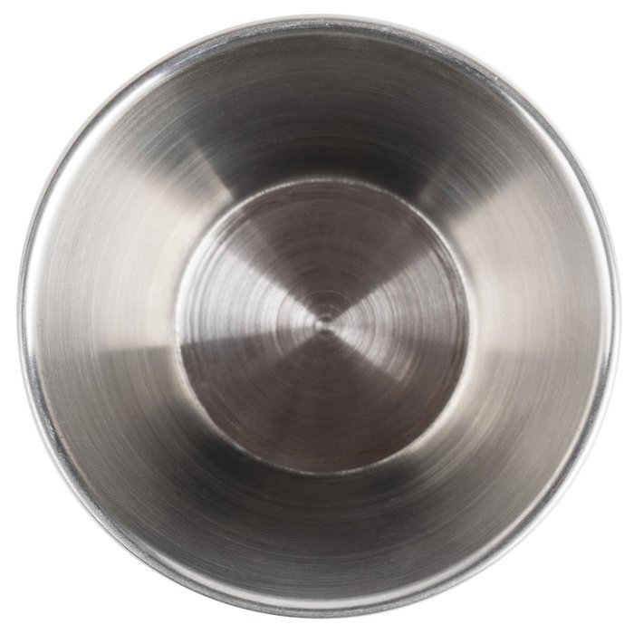 4 oz Stainless Steel Ramekin / Sauce / Dressing Cup, Mirror Finish, (12 in pack)