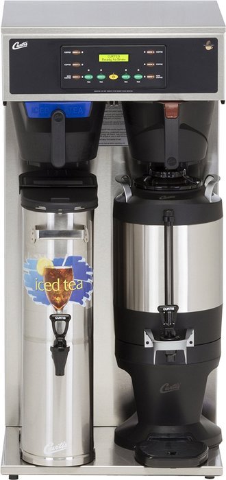 Wilbur Curtis G3 Combo Coffee Tea Brewer 3.5 Gallon Tea/1.5 Gallon Coffee, Twin Tea And Coffee Brewer - Commercial...