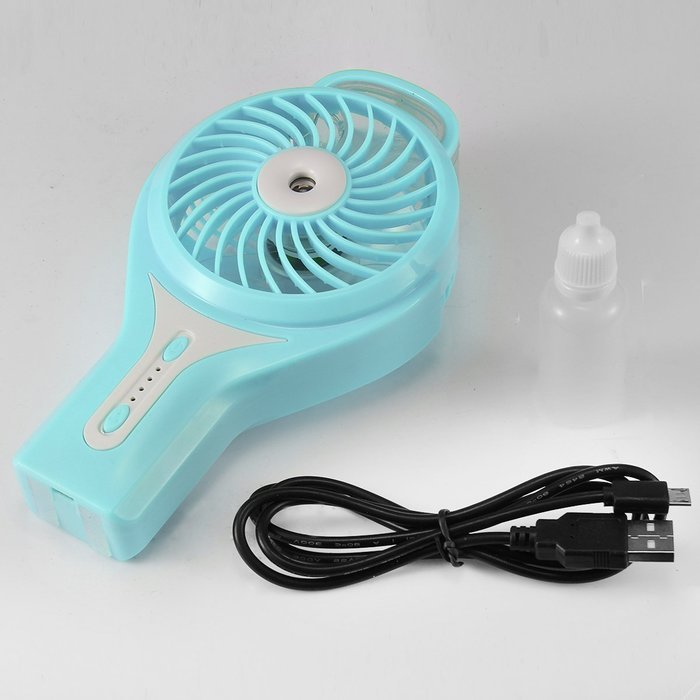 Handheld Fan Spray,SOONHUA 3 Modes Speed Rechargeable Mini Fan & 2 Modes Cool Misting Humidifier for Home Office... N39