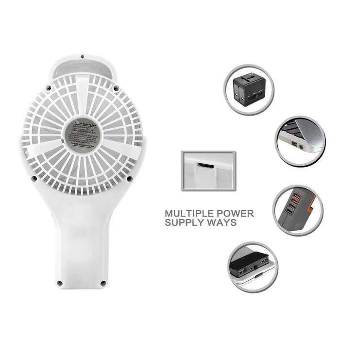 Handheld Fan Spray,SOONHUA 3 Modes Speed Rechargeable Mini Fan & 2 Modes Cool Misting Humidifier for Home Office... N42