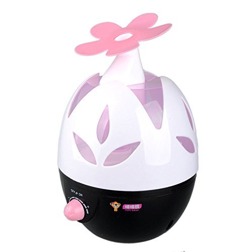 OFTEN&reg; Ultrasonic Sunflower Mute Air Room Humidifier Purifier (Pink) N8