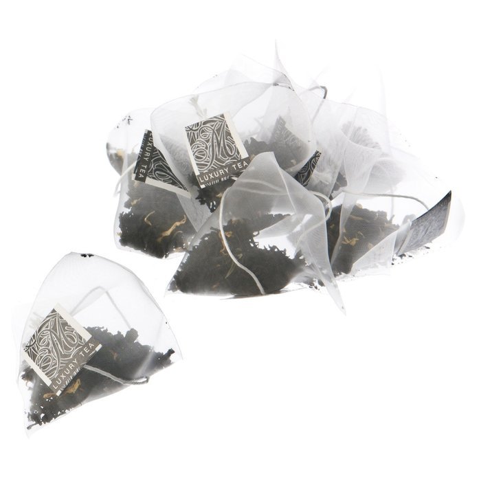Metropolitan Tea 200 Count Pyramid Shaped Teabags, Monk's Blend Flavored Black