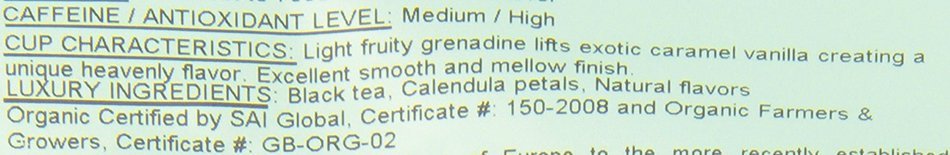 Metropolitan Tea 200 Count Pyramid Shaped Teabags, Monk's Blend Flavored Black N2