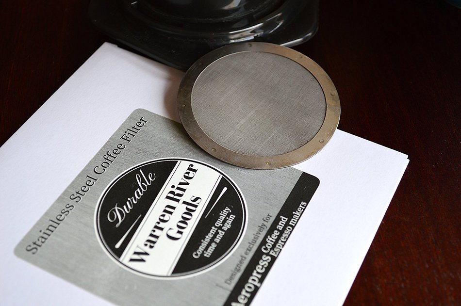 Warren River Goods Aeropress Filter. Ultra Fine Stainless Steel Mesh N2