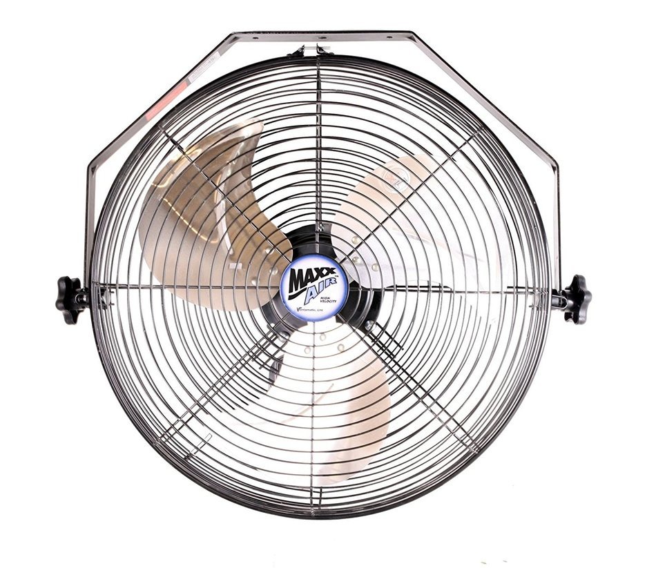 MaxxAir HVWM18 Wall Mount with 18-Inch Fan