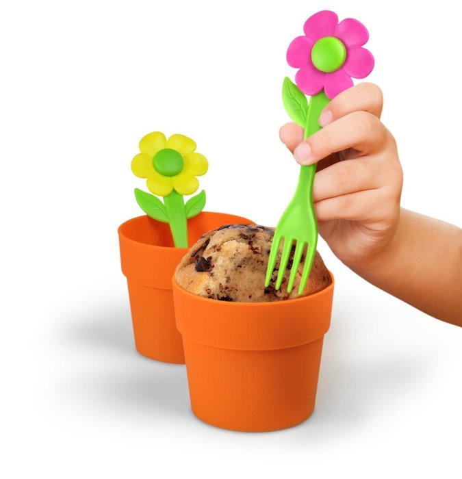Fred & Friends FOSSIL FOOD Dinosaur Baking Cups, Set of 4 N3