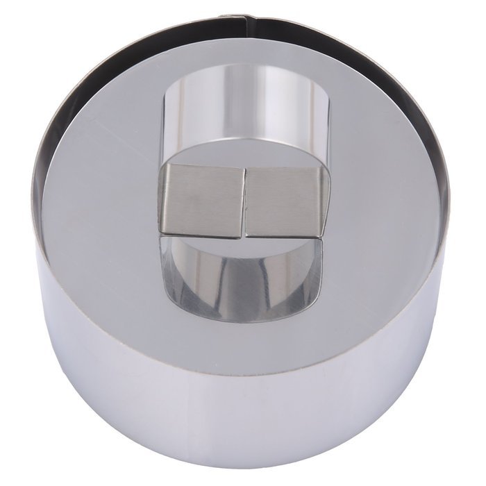 Ebake Stainless Steel Mousse Cake Pastry Mold (3 inch, Round)