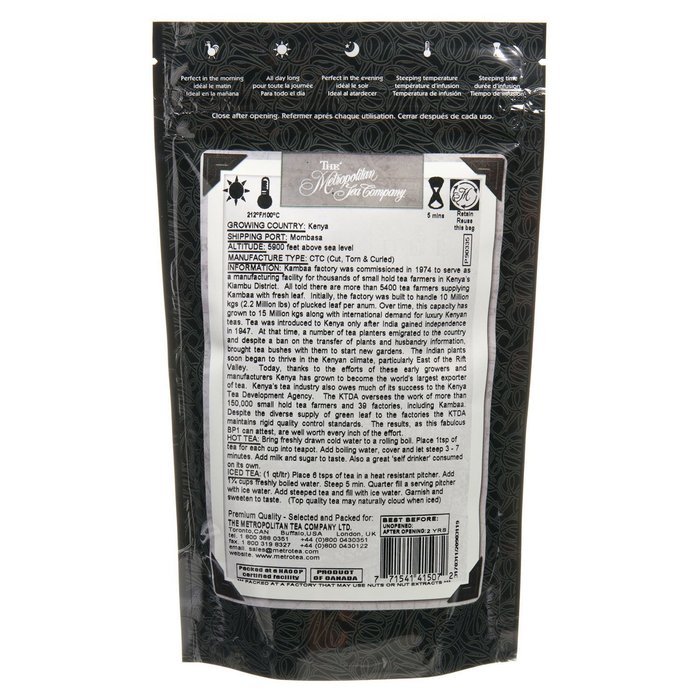 Metropolitan Tea Discovery Loose Tea Pack, Kambaa Estate, 100gm N2