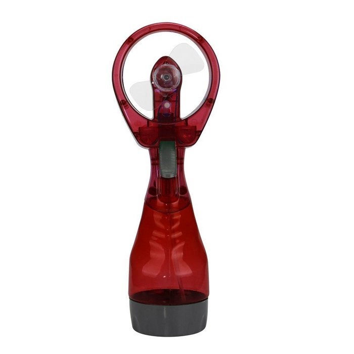Rumas&reg; Portable Handheld Mini Air Conditioner Cooler Fan Spray Battery (red) N2
