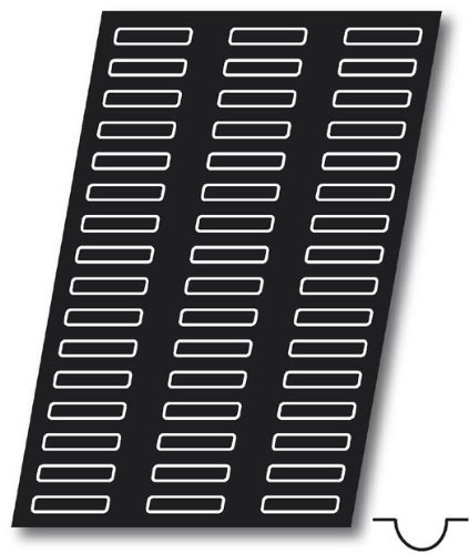 Flexipan, Half Cylinder 0.68 Oz, 85mm x 17mm x 15mm Deep (3-5/16" x 5/8" x 9/16" Deep), 48 Cavities