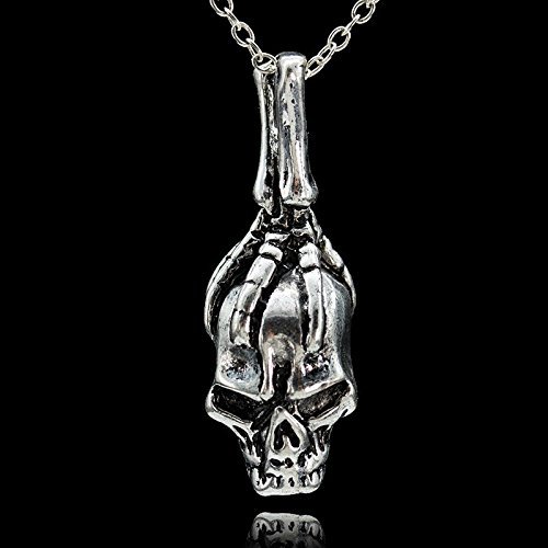 New Vintage Silver Skull Head Men's Pendant For Chain Necklace N4