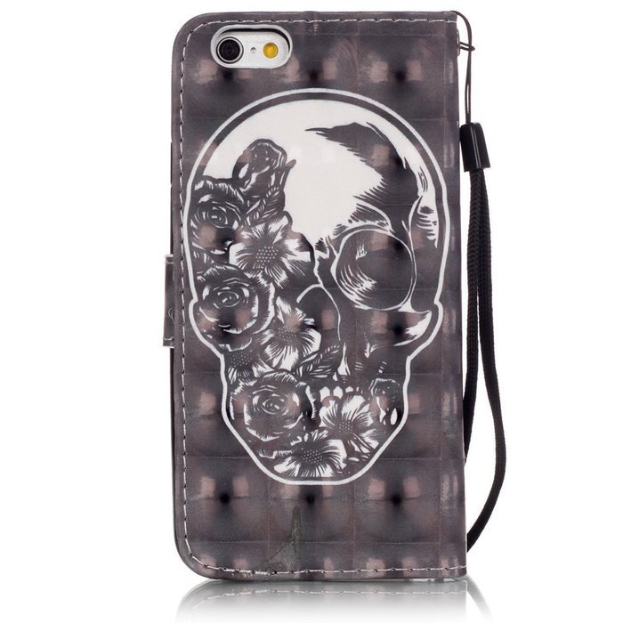 iPhone 6S Plus Case,iPhone 6 Plus Case,ikasus Glitter Diamond Colorful Painted PU Leather Flip Wallet Pouch Stand... N16