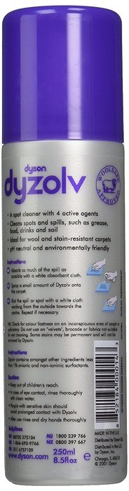 Dyson Dyzolv, Stain and Spot Remover 8.5Oz Spray N2