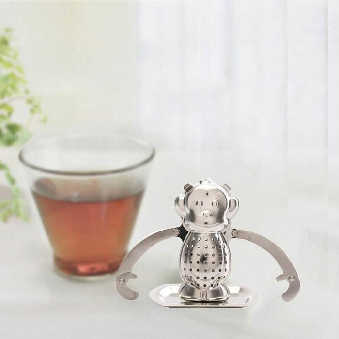 MAXGOODS Fine Monkey Tea Infuser Stainless Steel Strainer Filter
