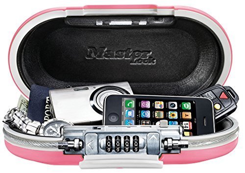 Master Lock 5900DPNK Portable Personal Safe, Pink by Master Lock