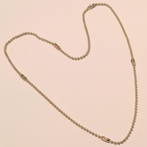 925 STERLING SILVER OVERLAY PLAIN CLASSIC BEAUTIFUL CHAIN LENGTH-18..V01217