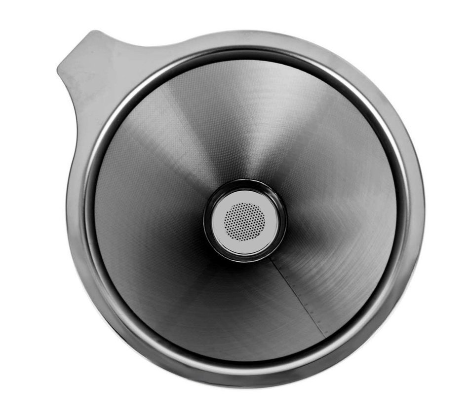 TrulyAll Pour-Over Coffee Paper Dripper Filters - Single Cup Coffee Makers (Pack of 100) N4