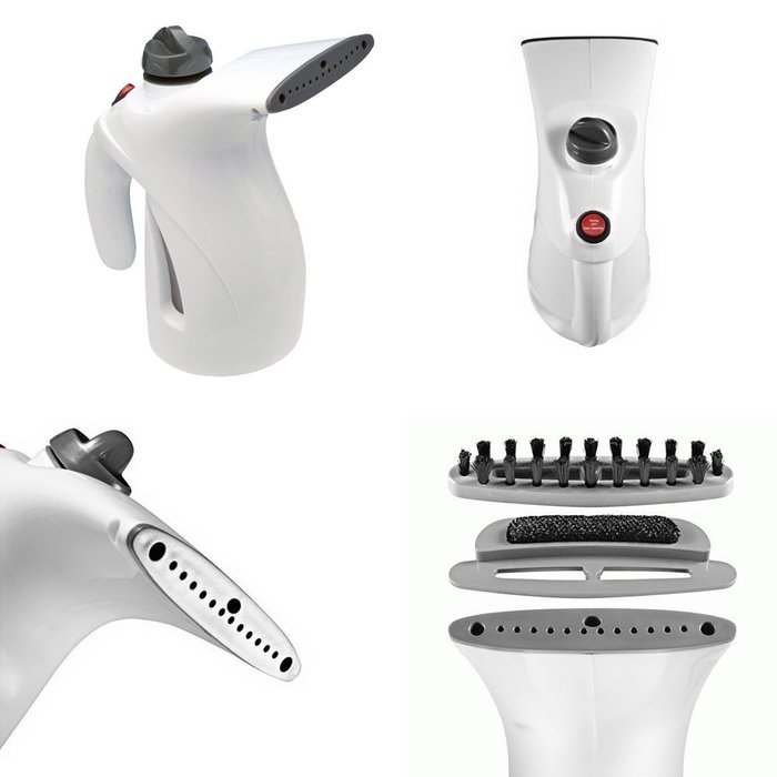 Handheld Steamer Portable Garment Steamer Fabric Steamer, Facial Steamer, Portable Dual Power Travel Iron Steamer... N7