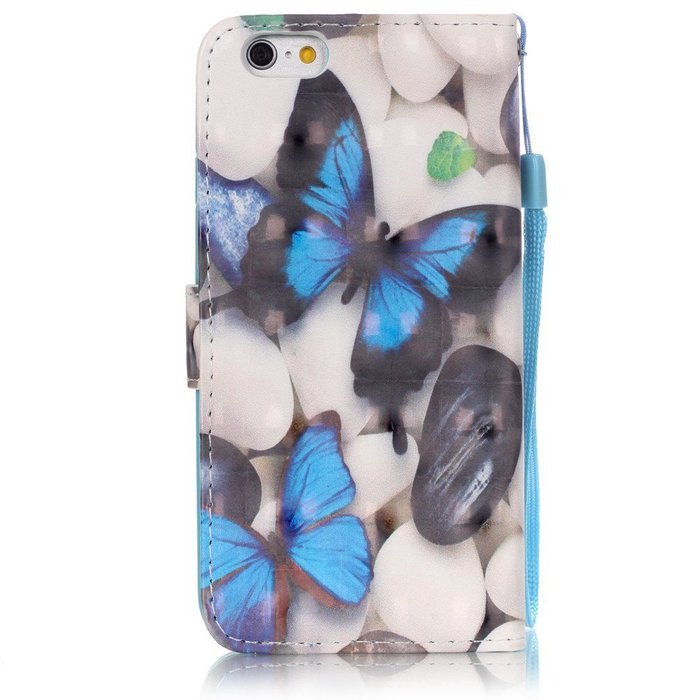 iPhone 6S Plus Case,iPhone 6 Plus Case,ikasus Glitter Diamond Colorful Painted PU Leather Flip Wallet Pouch Stand... N18