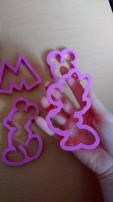 5pcs/set Cartoon Mickey Mouse Candy Cookies Cutter Mold Fondant Chocolate Embossing Mold